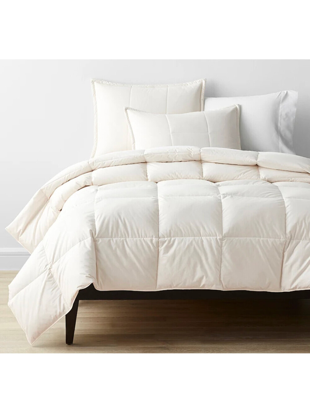 The Company Store LaCrosse Down Comforter King Medium Ivory 550FP RDS Cotton